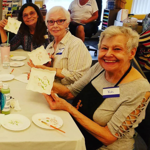Painting Party for Seniors